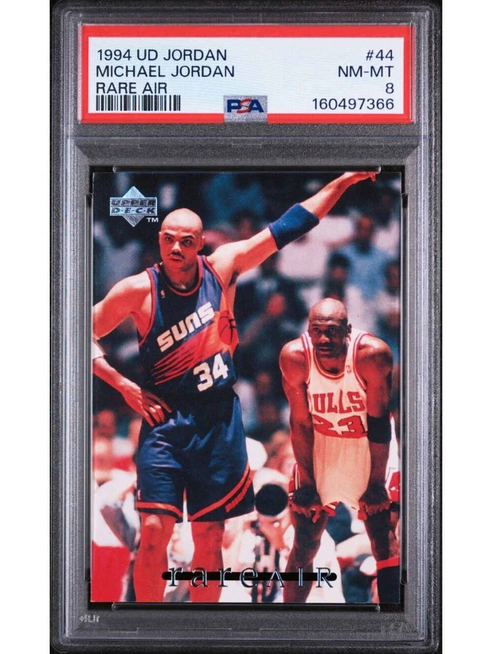 1994 Upper Deck Jordan Rare Air #44 Michael Jordan Bulls (HOF) PSA 8